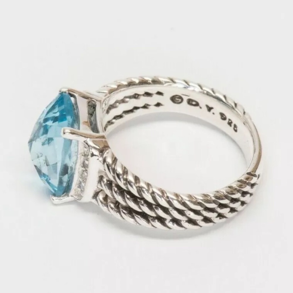 DAVID YURMAN • Petite Wheaton • Blue Topaz - Picture 3 of 8